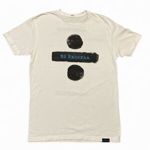 Men's Ed Sheeran Divide Tour Tshirt Size Medium